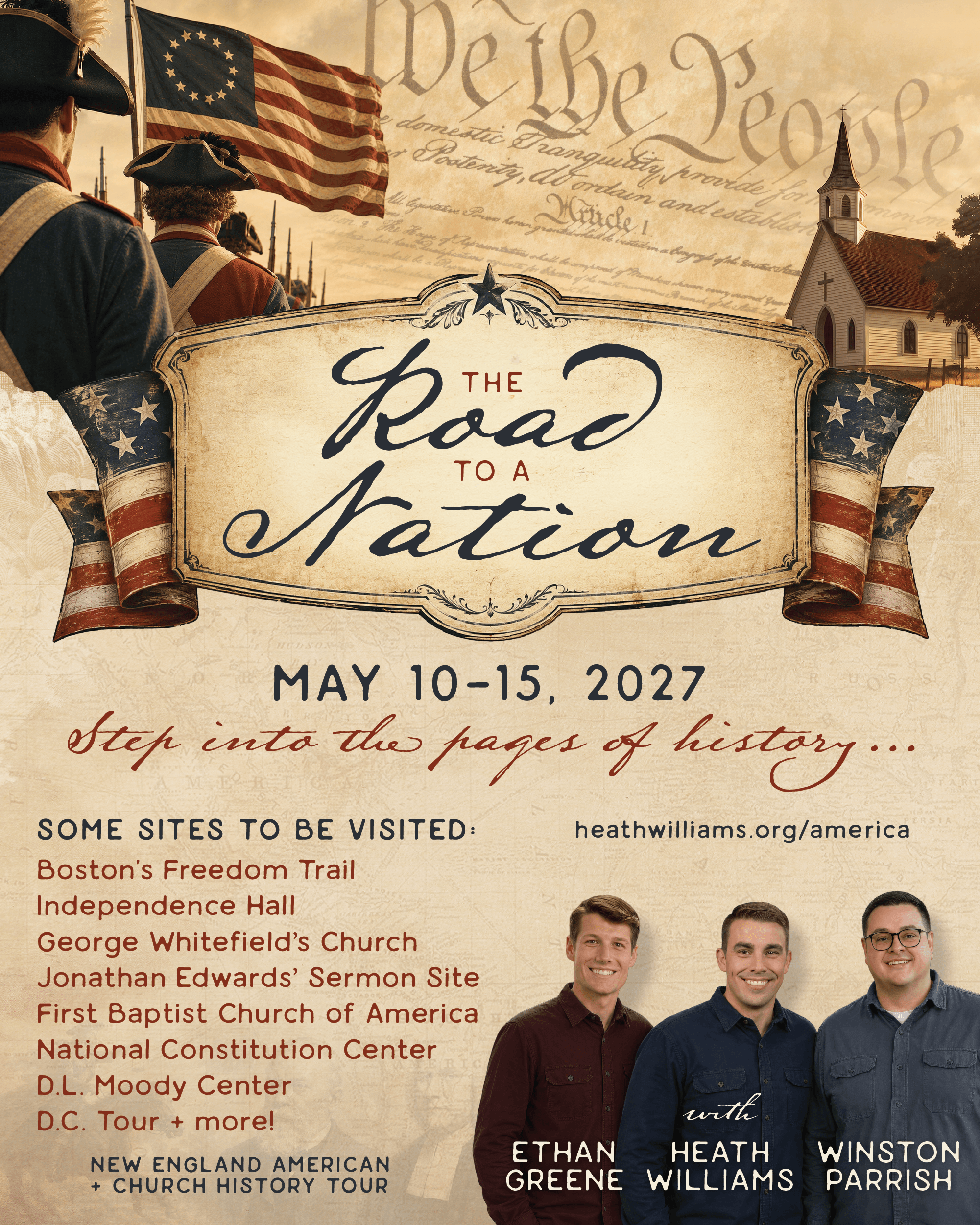 The Road To A Nation Graphic